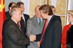 Михаил Горбачев и Дональд Трамп