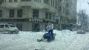 Снегопад в Харькове …