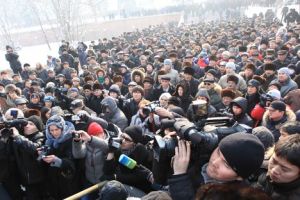 Митинг оппозиции в Алматы