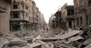 Следы войны в Алеппо