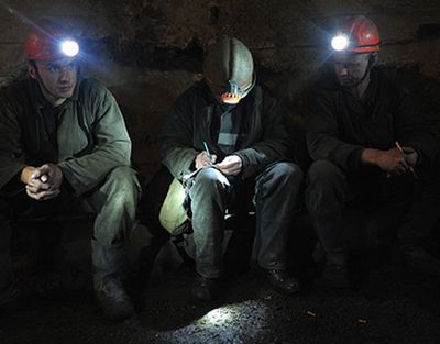 шахтёры в Кривом Роге