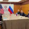 За кулисами дипломатии: США и РФ провели раунд переговоров в ОАЭ. Хроника (РИА Новости . Татьяна Кукушкина / Встреча министра иностранных дел С. Лаврова с госсекретарем США М. Рубио) РИА Новости . Татьян…