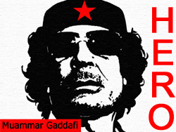Герой Муаммар Каддафи