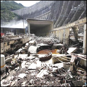 Разрушенная ГЭС