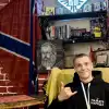 'Любите Отечество. Будет больно, но весело'. Ушедший на фронт журналист 'ПолитНавигатора' (Москва.-Магазин-Листва) Москва.-Магазин-Листва