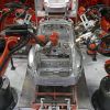 Нас лишат западных технологий. 'Шо, опять?' (Сборка автомобилей Tesla роботами на заводе в Фремонте, Калифорния. Архивное фото) Сборка автомобилей T…