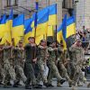 В разы дороже, чем в России. В двух супердержавах протестуют против парадов (Военнослужащие на репетиции военного парада в честь 27-ой годовщины Независимости Украины в центре Киева) Военнослужащие на ре…
