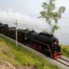 Япония тоже думает про Транссиб (Паровоз экскурсионного состава на участке Восточно-Сибирской железной дороги по берегу озера Байкал) Паровоз экскурсионно…