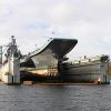 The National Interest: нужны ли России авианосцы (Тяжелый авианесущий крейсер Северного флота Адмирал Кузнецов в плавучем доке на 82-м судоремонтном з…) Тяжелый авианесущий …