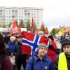 Гнойник 'мусорной революции' в Архангельске явно созрел (Норвежский флаг на митинге в Архангельске. 22 сентября 2019 года. Источник: социальные сети) Норвежский флаг на м…